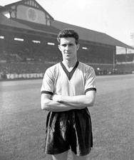 Harry Hooper Wolverhampton Wanderers 1950s Historic Old Sports Photo 1