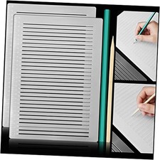 2 Packs Plastic Straight Line Stencil Template for Journaling Spacing Line