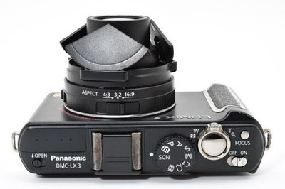 Panasonic LUMIX DMC-LX3 10.1MP Digital Camera - Black for sale