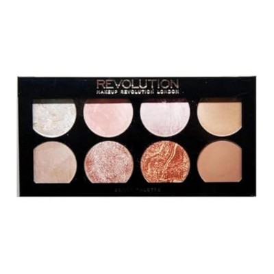 Makeup Revolution, Ultra Blush Palette, Golden Sugar, 8 Farbtöne