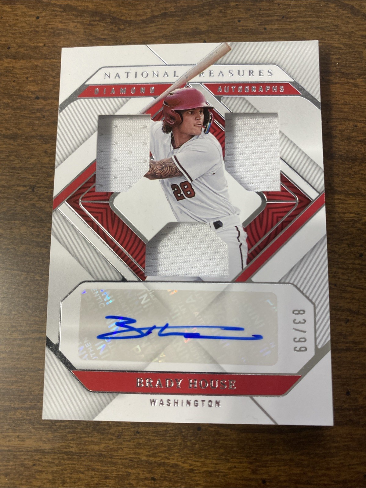 2023 Panini National Treasure Brady House Auto /99 Patch