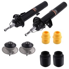 2x Stoßdämpfer + Domlager Vorne for BMW 3er E90 E91 E92 E93 2004-13 31306775098