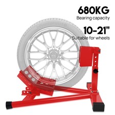 Motorcycle Wheel Chock Adjustable For 10-21 Inch Motorbike Front Wheel