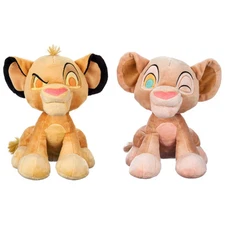 Disney Parks Simba and Nala Plush Set The Lion King 30th Anniversary 11" NEW