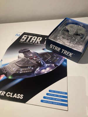 Eaglemoss Star Trek Raumschiffe, Ausgabe 56, USS Yeager Saber Class & Magazin, neuwertig