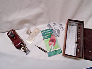 Vintage Sears Kenmore Buttonhole Attachment 60766  Buttonholer Complete + +