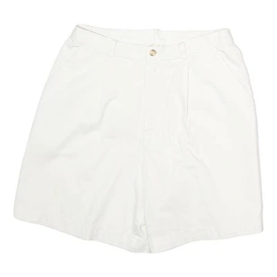 ST JOHNS BAY Femmes Blanc Décontracté Short Coton M W30 Confortable Léger - Photo 1/4