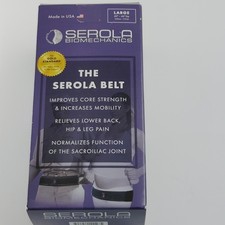SEROLA Sacroiliac Belt, Large   Fits 40  to 46  Hip Measurement New open box