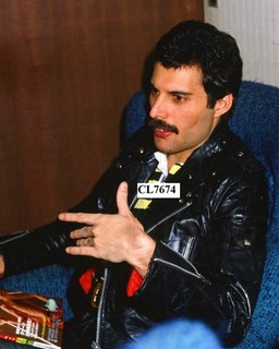 Freddie Mercury of the Rock Band Queen Being Interviewed in Tokyo Japan Photo