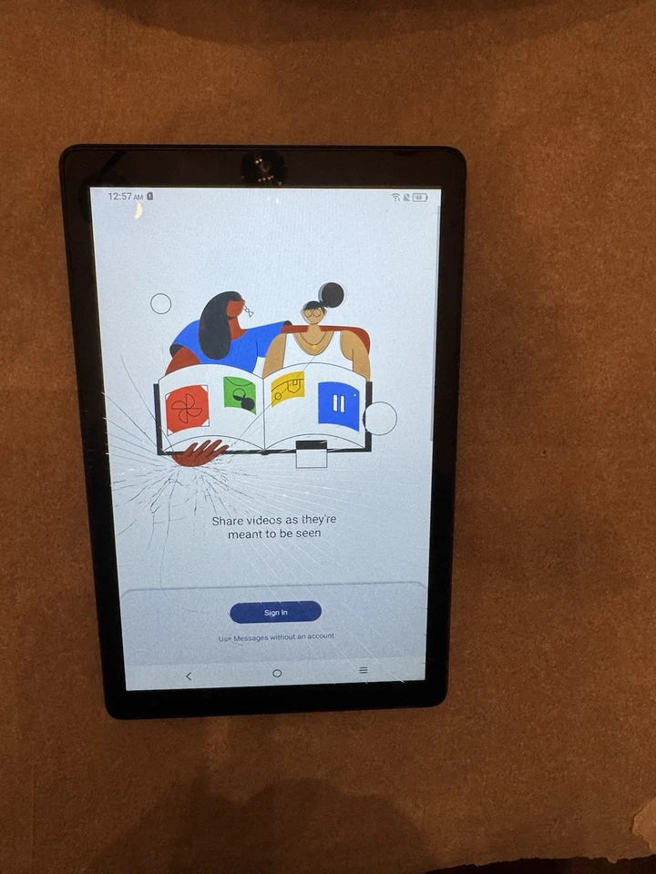 AT&T TCL amiGO Jr. Tab 64GB 8" (Wi-Fi + 4G) GSM Unlocked GRAY FAIR - Image 2 of 4