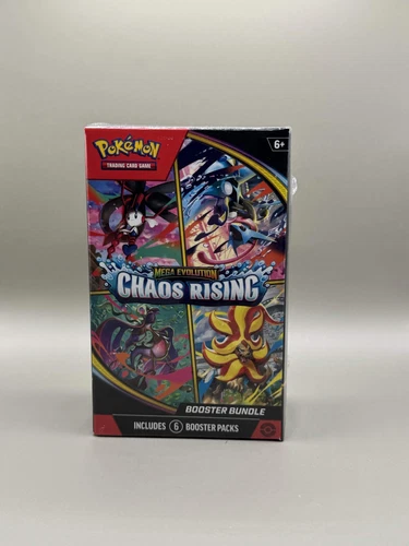 Pokemon TCG Mega Evolution Chaos Rising Booster Bundle Box Factory Sealed
