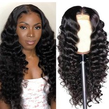 Bworto Loose Deep Wave 13x4 Lace Front Wigs Human Hair 20 Inch