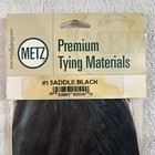 L15- Vintage Metz Grade #1 PREMIUM Large Rooster Saddle 16”- Fly Tying Feathers! — photo 2