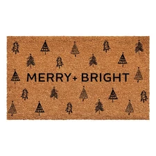 Best Calloway Mills 109111729 Merry Tree Farm Doormat 17" x 29" Free Shipping
