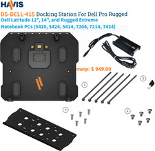Havis DS-DELL-415 Docking Station For Dell 5420, 5424  7424  Lind charger, Key