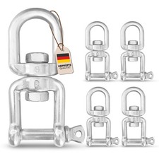 A4 Edelstahl Drehwirbel Auge-Gabel Auge-Auge Wirbel-Größen bis 3150kg Bruchlast