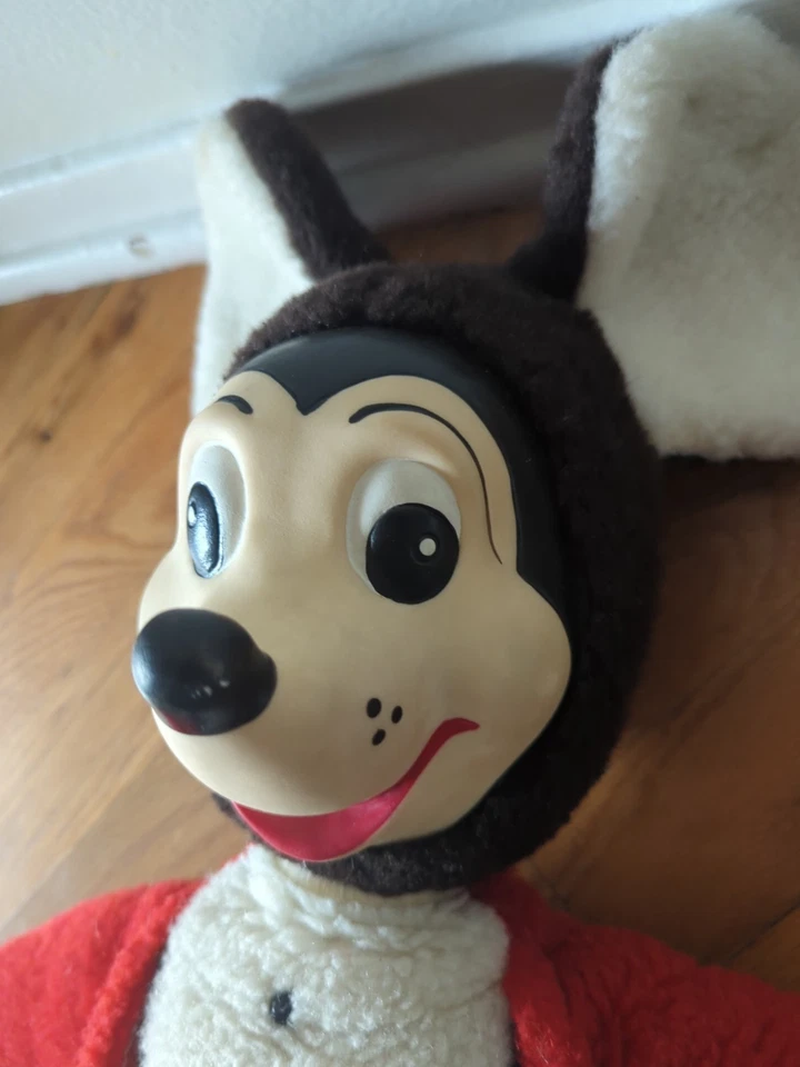 Vintage 1950s1970s Polish Mickey Mouse Doll– Rare European Version No Bow Or Tag - Image 3 of 4