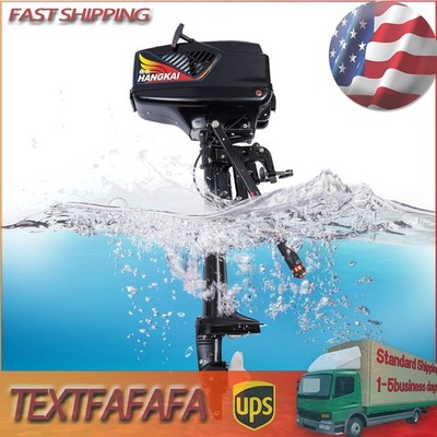 3.6HP outboard motor, low noise 80dB, top speed 5500rpm,suitable for small boats
