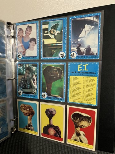 TOPPS 1982 E.T. THE EXTRA-TERRESTRIAL COMPLETE 87-TRADING CARD Set + STICKERS - Picture 11 of 15