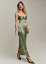 Reformation Stormi Satin Dress NWT