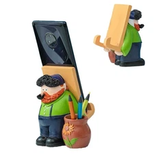2in1 Multifunction Funny Cell Phone Stand Tablet Desk Mount / Pen Holder Storage