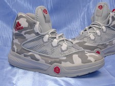 ADIDAS D ROSE DOMINATE 2016 GR 41 GRAU CAMOUFLAGE SNEAKER MID SCHUHE SAMMLER Z8