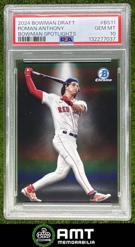 Roman Anthony PSA 10 2024 Bowman Draft Spotlights Boston Red Sox #BS-11 7037