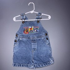 Disney Baby Winnie the Pooh Denim Overall Dress 6 Months Tigger Eeyore