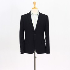 Roberto Cavalli 42R Black Sport Coat Blazer J...