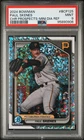2024 Bowman Chrome Prospects Paul Skenes Mini Diamond Refractor PSA 9 Pirates