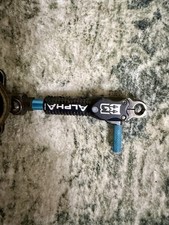 B3 Archery Alpha Swivel Release Aid Double Jaw Buckle Wrist Strap Black Blue