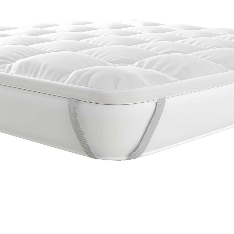 Gesteppt Topper “Plus” matratzenschoner Weiß 120x195 cm - Bild 4 von 4