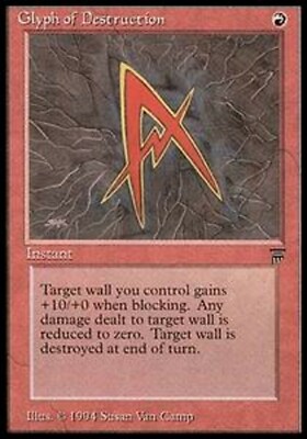 MRM ENGLISH Glyph of Destruction EX MTG Magic Legends