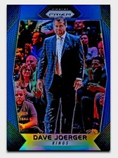 DAVE JOERGER    2017-18 Prizm #30    BLUE PRIZM SP 2/99    Kings Coach