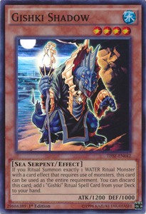 Gishki Shadow - THSF-EN042 - Super Rare - 1st Edition x3 - Near Mint