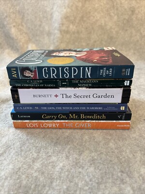6 Books Classical Conversations Challenge 1 - Crispin Secret Garden Mr Bowditch