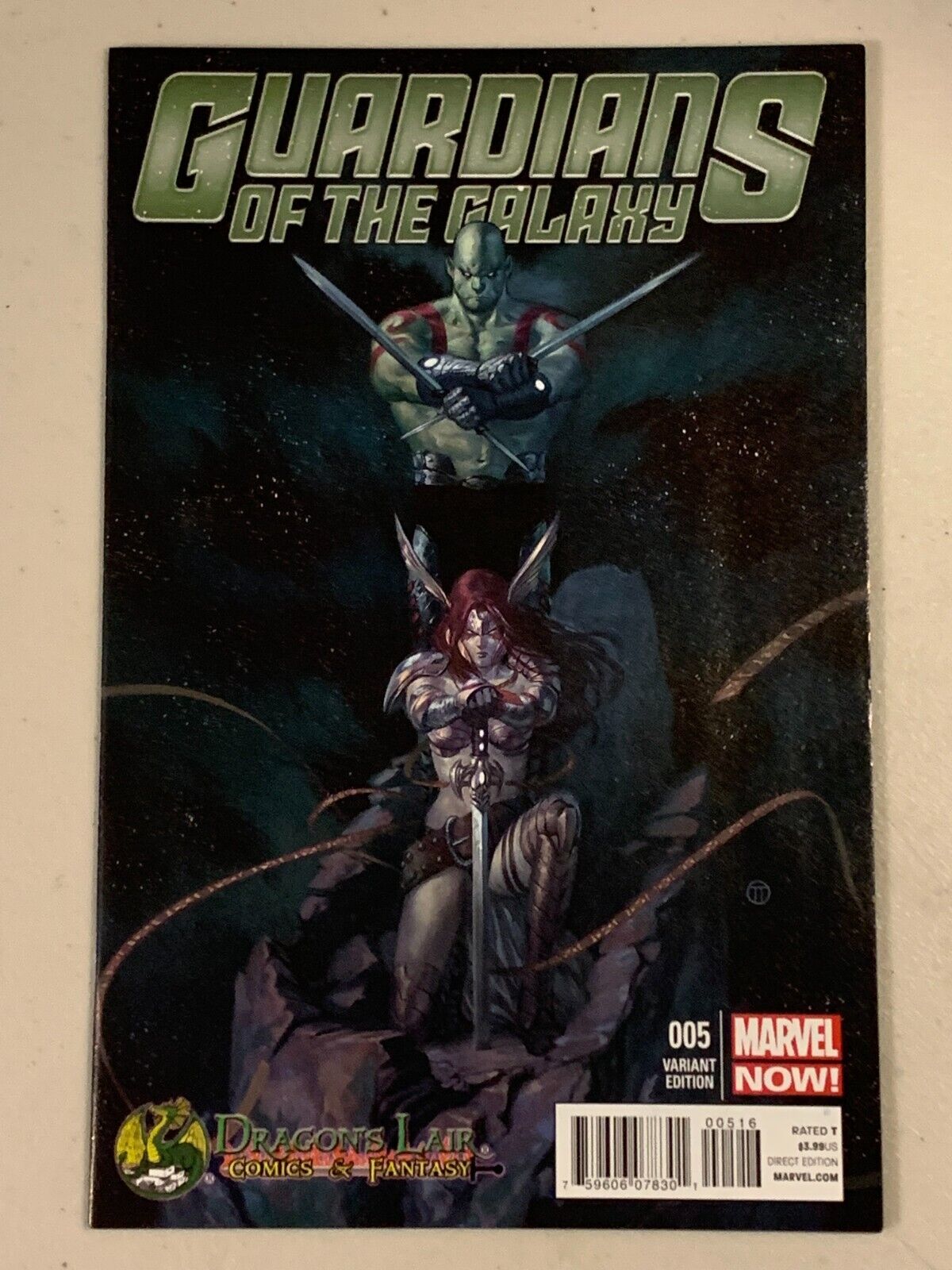 GUARDIANS OF THE GALAXY #5 NM RARE DRAGONS LAIR VARIANT 1ST APPEARANCE ANGELA
