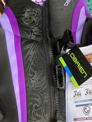 OBRIEN  Women's NEW  Impulse USCGA Neoprene Life Vest Purple X-Large
