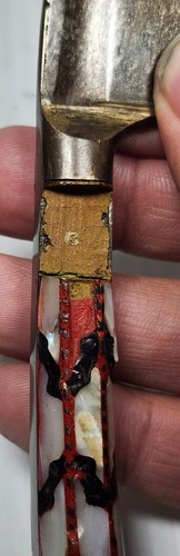Khyber Knife Islamic karud Dagger Dolch Pesh kabz Afghanistan Nephrite M Pearl - Picture 12 of 23