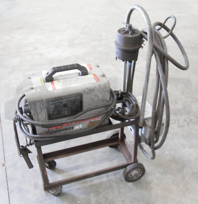 HYPERTHERM POWERMAX 380 PLASMA CUTTING SYSTEM W/ CART 070073 **READ**