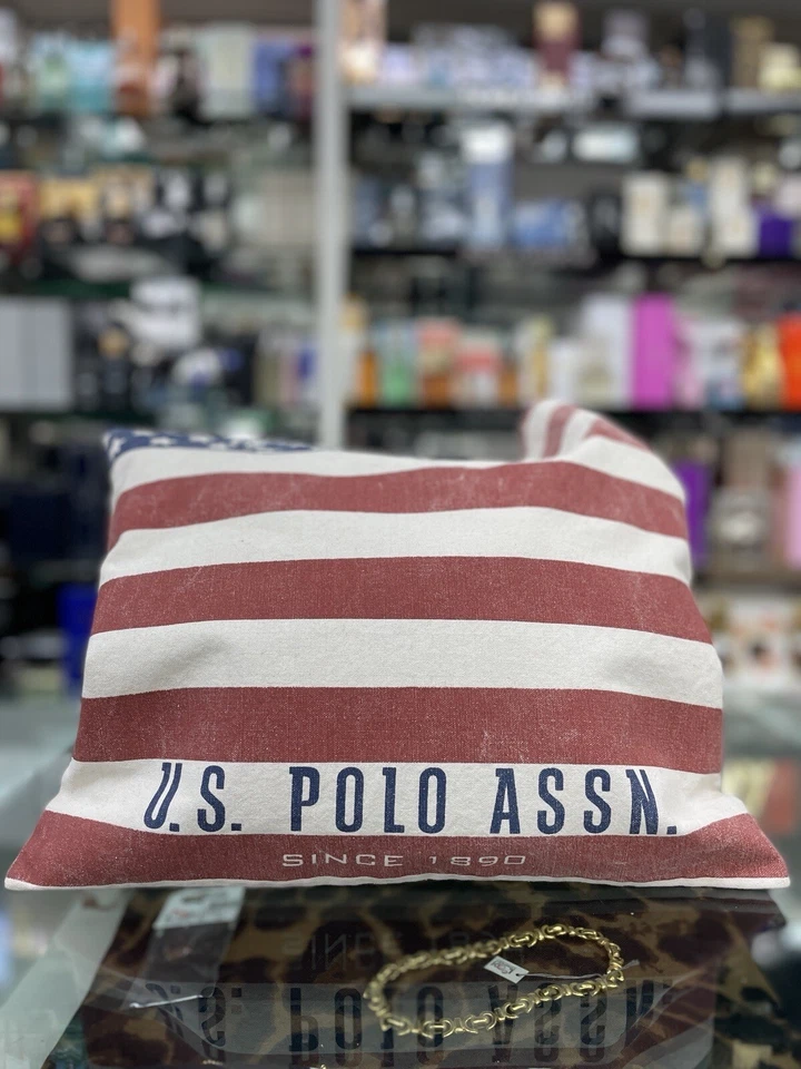 US POLO ASSN TOTE BAG MILITARY US FLAG SHOPPING BAG STYLE BORSA DI TELA - Imagen 2 de 4