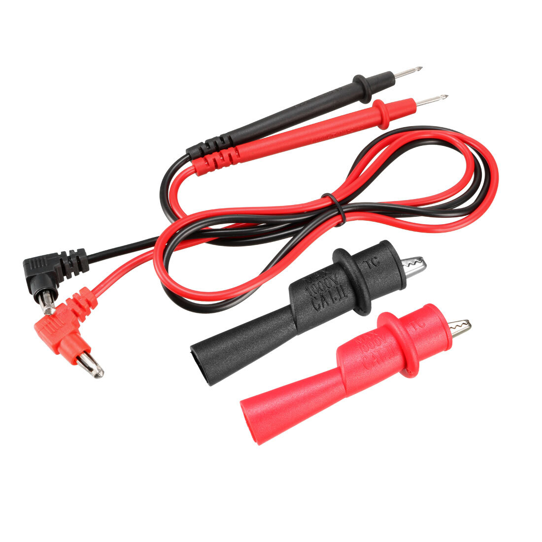 Multimeter Test Leads Banana Plug Probe and Alligator Clips 10A
