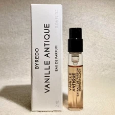 Byredo Vanille Antique Eau de EXTRAIT Sample Spray .06oz, 2ml New in Box