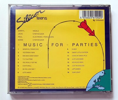 SILICON TEENS – MUSIC FOR PARTIES (1993) CD REISSUE MADE IN UK | eBay