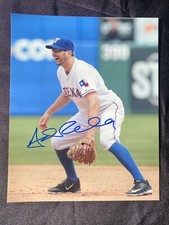 Adam Rosales Texas Rangers Signed Auto Autographed 8x10 Photo
