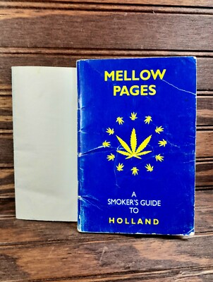 Rare Mellow Pages A Smokers Guide To Holland 90-7108104-4 With its Very Rare Map