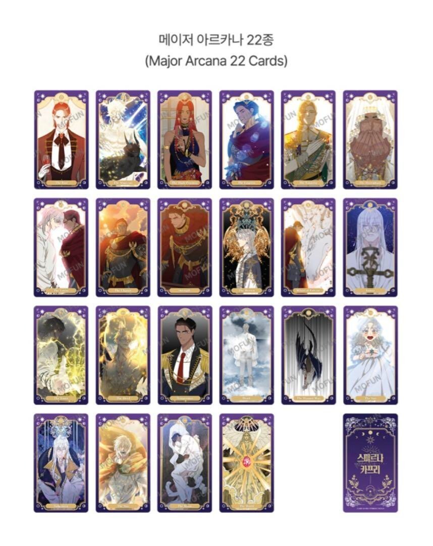 Smyrna and Capri Mofun cafe tarot card Lezhin Bomtoon BL Manghwa
