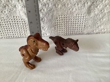 McDonalds 2020 Camp Cretaceous Dinosaurs, T-Rex and Ceratosaurus