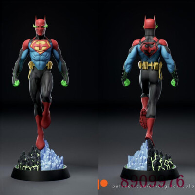 SuperBat 3D Printing Figure Unpainted Model GK Blank Kit Sculpture New Stock