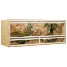 OSB Terrario, Terrario in Legno 150x60x60 cm con Ventilazione Frontale